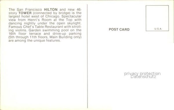 San Francisco California Hilton – Bild 2