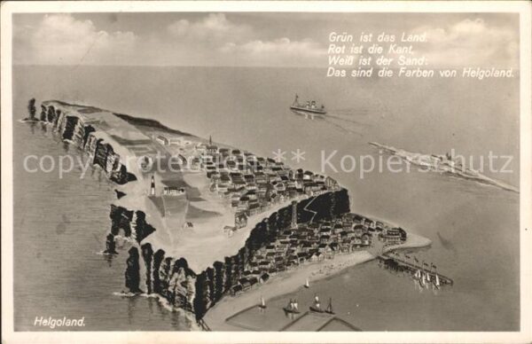 Helgoland Nach einer Zeichnung von R Vorhölter