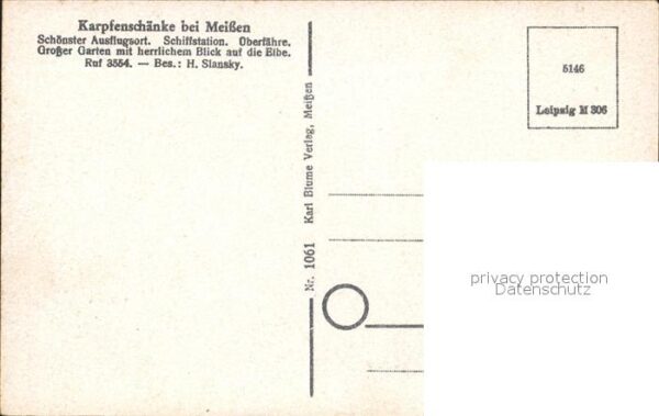 Meissen Elbe Sachsen Karpfenschänke Schiffstation – Bild 2