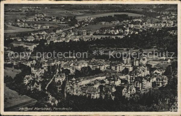 Karlsbad Eger Parkstrasse