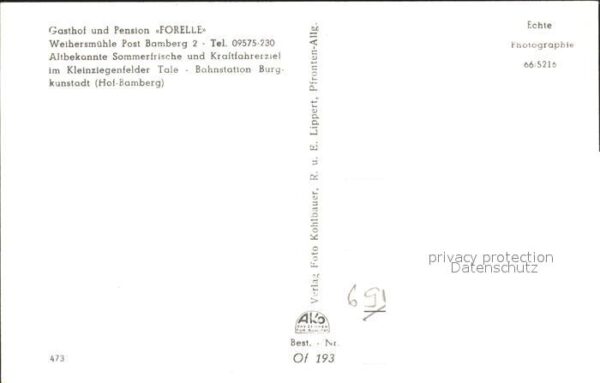 Bamberg Gasthof Pension Forelle – Bild 2