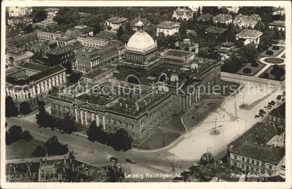 Leipzig Reichsgericht Fliegeraufnahme