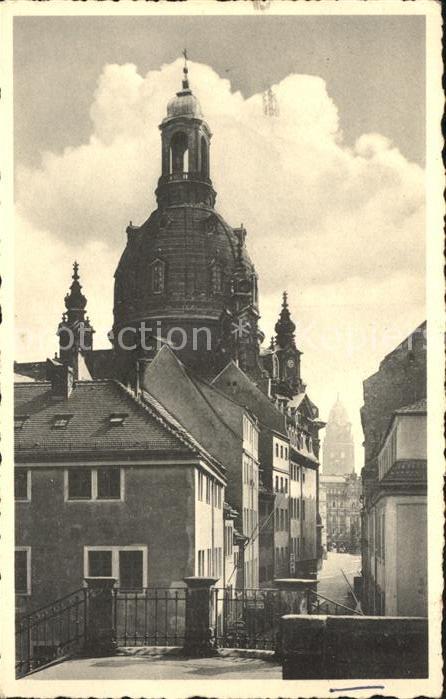 Dresden Münzgasse Frauenkirche Rathaus
