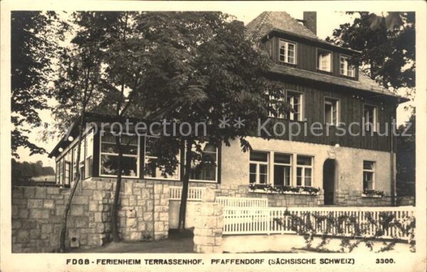 Pfaffendorf Koenigstein FDGB Ferienheim Terrassenhof
