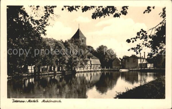 Teterow Mecklenburg Vorpommern Mühlenteich