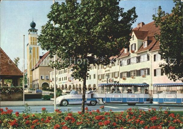 Freudenstadt MarktplatzRathaus Kurbähnle