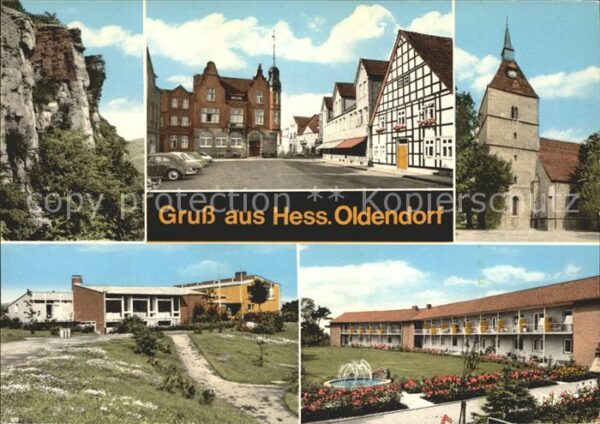 Hessisch Oldendorf Kirche Brunnen Stadtplatz