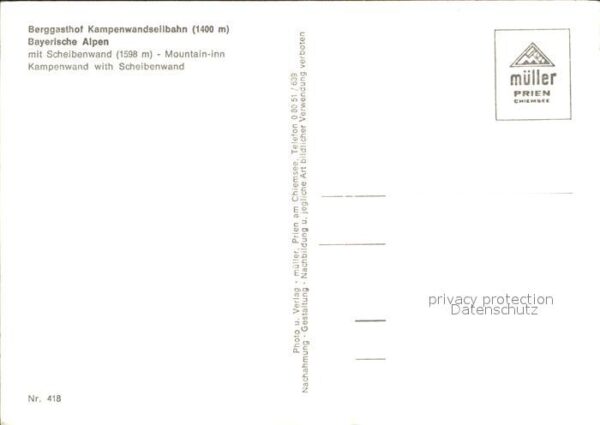 Kampenwand Chiemgau Berggasthof Kampenwandseilbahn Sonnwend – Bild 2