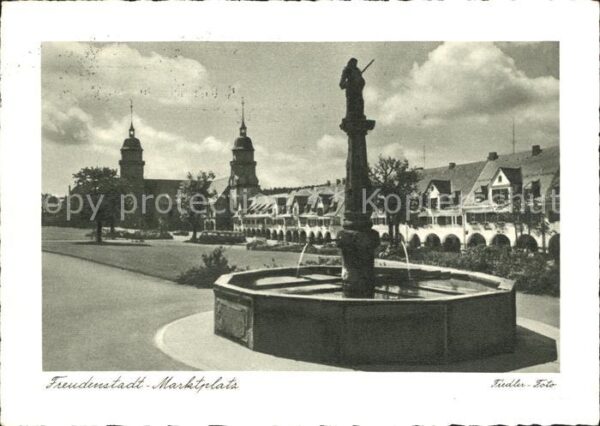 Freudenstadt Marktplatz Stadtkirche