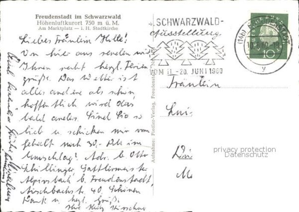 Freudenstadt Marktplatz Stadtkirche – Bild 2