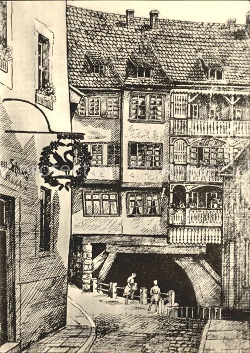 Erfurt HO Weinstube Alter Schwan Krämer Brücke