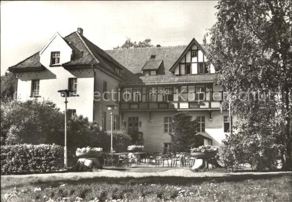 Ilsenburg Harz FDGB Erholungsheim Hermann Basse