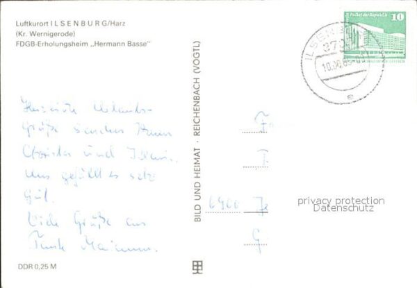 Ilsenburg Harz FDGB Erholungsheim Hermann Basse – Bild 2