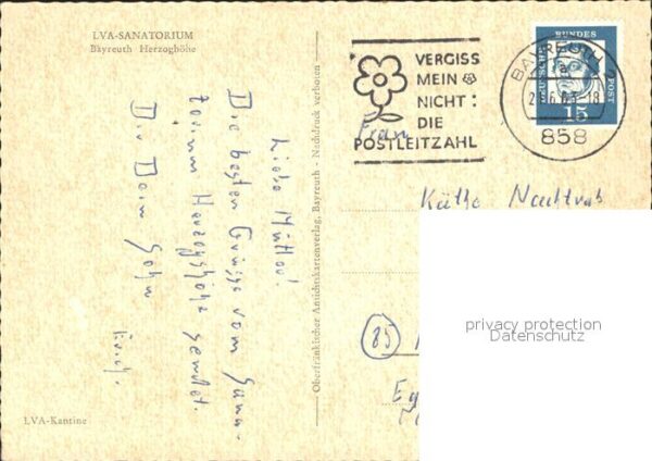 Bayreuth Herzoghöhe LVA Sanatorium – Bild 2