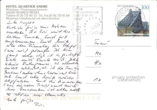 Nehren Mosel Hotel Quartier Andre – Bild 2