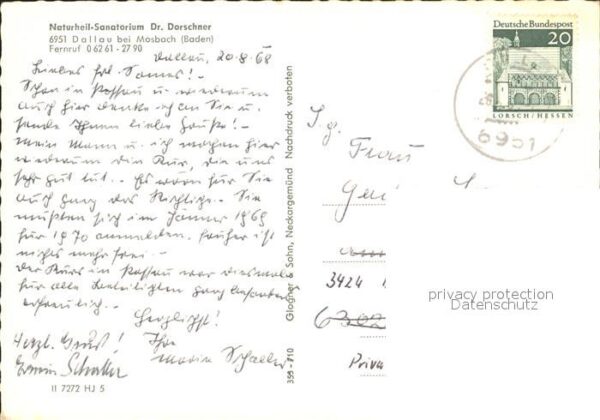 Dallau Naturheil Sanatorium Dr Dorschner – Bild 2
