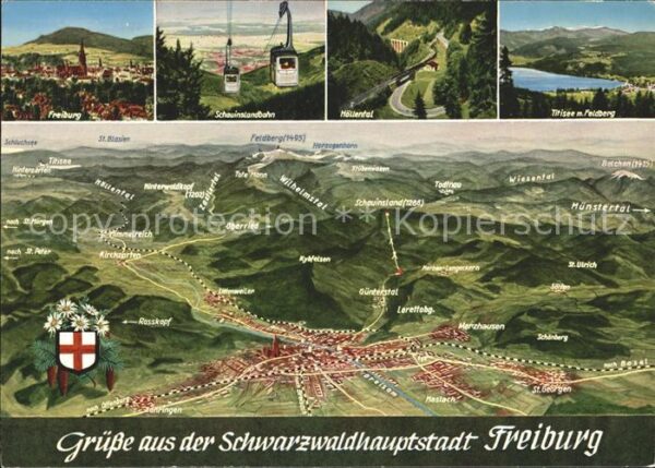 Freiburg Breisgau Schauinslandbahn Höllental Titisee Feld