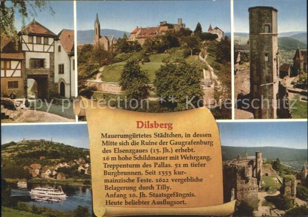 Dilsberg Ruine Gaugrafenburg Fähre