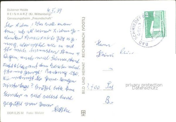 Reinharz Duebener Heide Genesungsheim Freundschaft – Bild 2