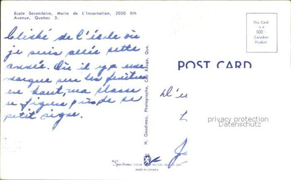 Quebec Ecole Secondaire – Bild 2