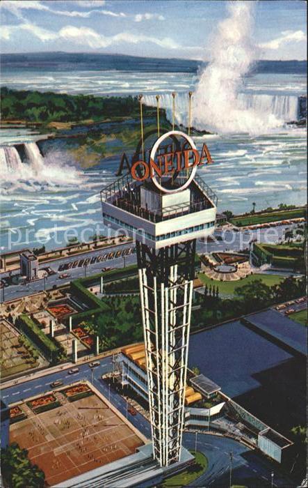Niagara Falls Ontario Oneida Observation Tower aerial view