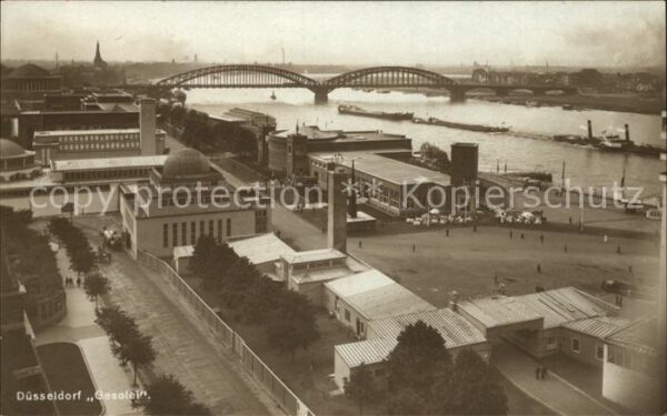 Duesseldorf Gesolei Ausstellungsgelände Rhein Brück