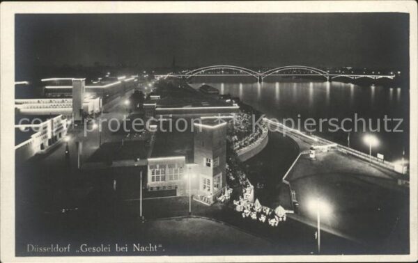 Duesseldorf Gesolei Ausstellungsgelände Rhein Brück