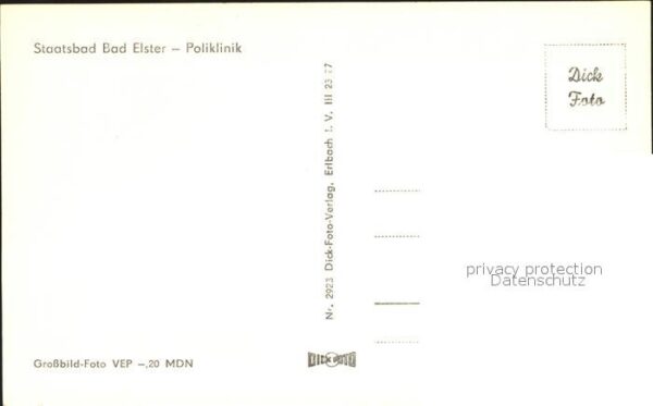 Bad Elster Poliklinik Staatsbad – Bild 2