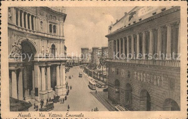 Napoli Neapel Via Vittorio Emanuele