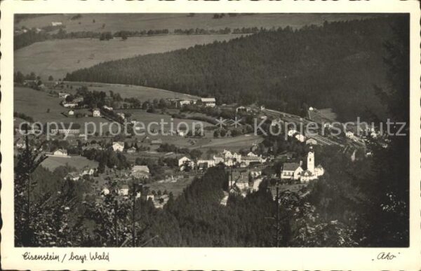 Bayerisch Eisenstein Panorama Bayerischer Wald