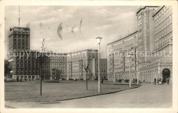 Leipzig Ringbauten mit Karl Marx Hochhaus Messe