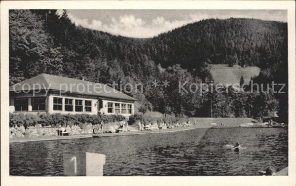 Unterweissbach Schwimmbad Thüringer Wald