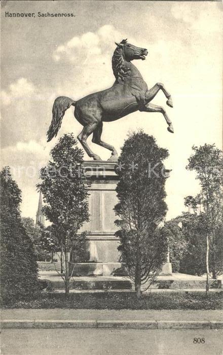 Hannover Sachsenross Bronzestatue
