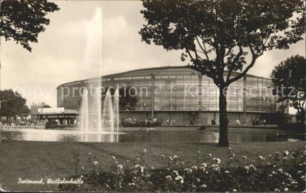 Dortmund Westfalenhalle Fontäne