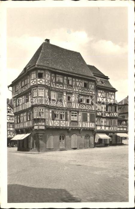 Mosbach Baden Palm'sches Haus Fachwerkhaus