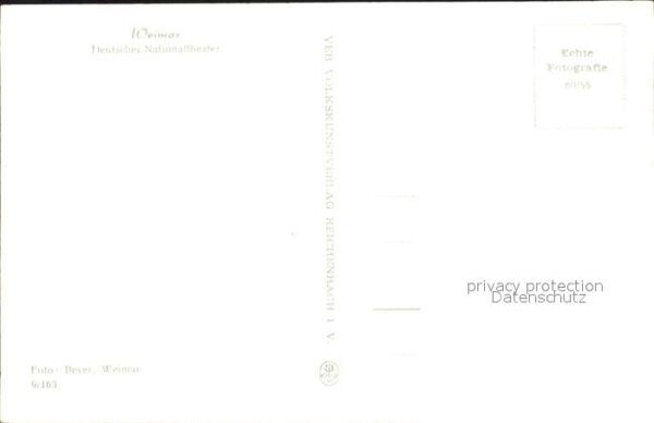 Weimar Thueringen Deutsches Nationaltheater – Bild 2