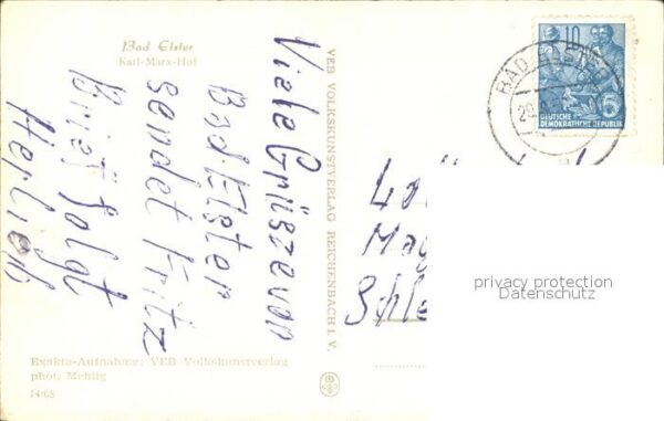 Bad Elster Karl Marx Hof – Bild 2