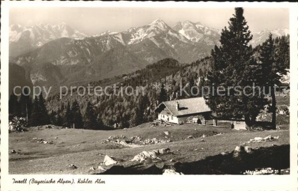 Inzell Kohleralm Bayerische Alpen Alpenpanoram
