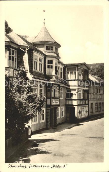 Schwarzburg Thueringer Wald Gasthaus zum Wildpark