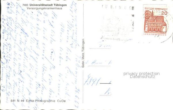 Tuebingen Versorgungskrankenhaus Universitätsstad – Bild 2