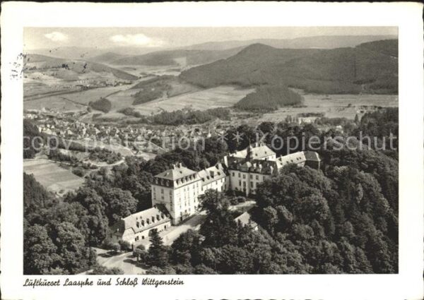 Laasphe Bad Schloss Wittgenstein Luftkurort Flieger