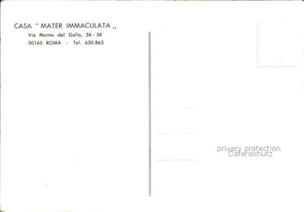 Roma Rom Casa Mater Immaculata – Bild 2