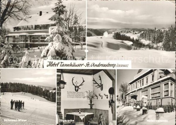 St Andreasberg Harz Hotel Tannhäuser Skipiste Wintersportpl