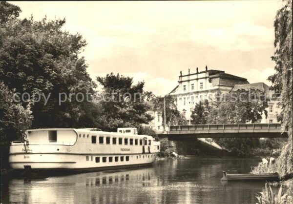 Oranienburg Partie an der Havel Boot Brücke