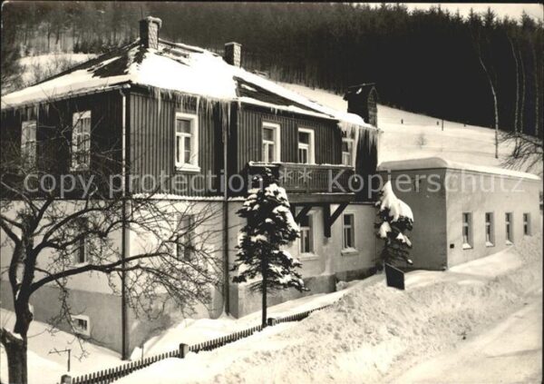 Geising Erzgebirge Jugendherberge Grete Walter im Winter