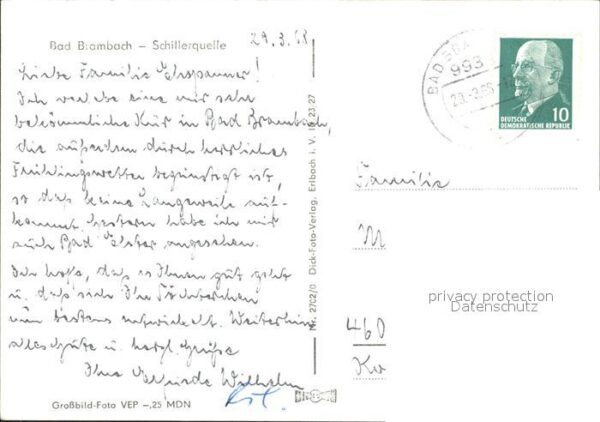 Bad Brambach Schillerquelle – Bild 2