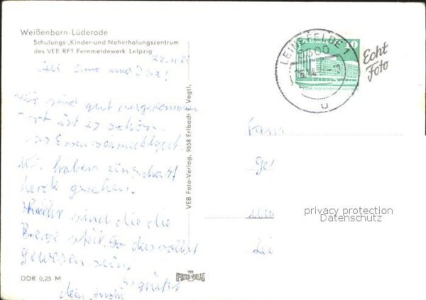 Weissenborn-Luederode Schulungsheim Kinderheim Naherholungsze – Bild 2