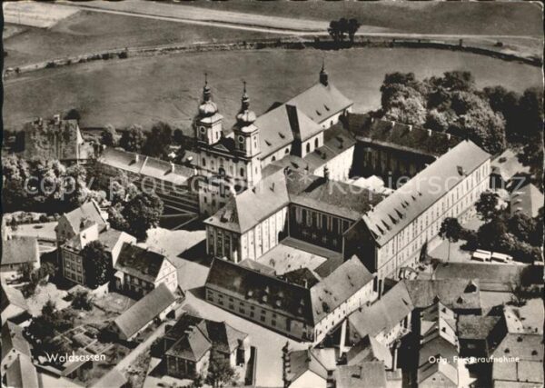 Waldsassen Kloster Original Fliegeraufnahme