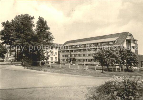 Oberhof Thueringen FDGB Urlauberwohnheim Georgi Dimitroff