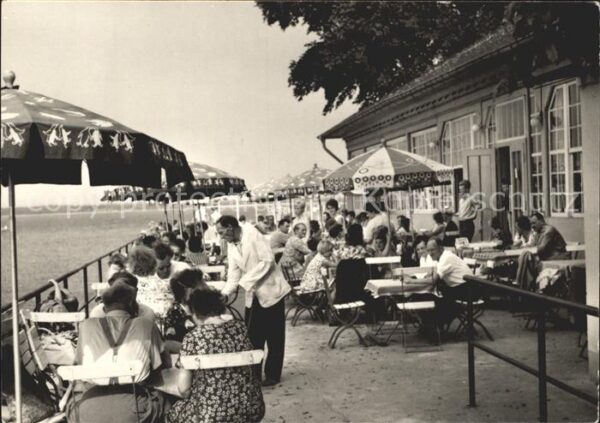 Wieck Greifswald Gaststätte Restaurant Terrasse